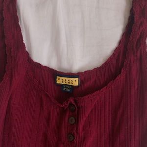 MAROON TANK TOP